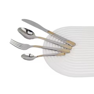 Juego de Cubiertos Modernos de Acero Inoxidable, Tenedor, Cuchara, Cuchillo, para Hotel, Restaurante, Cocina, Comedor - Product Image 3