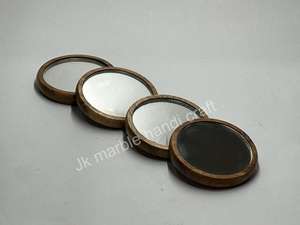 Elegante y moderno espejo de mármol madre perla incrustaciones hermoso Color elegante flor diseño estándar calidad marco de madera para Decoración - Product Image 3