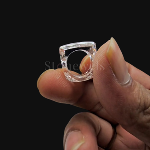 แหวนเพชรที่เป็นของแข็ง Def VS Si 10CT-25CT HPHT cigi/gia ได้รับการรับรองแบบหลวมๆจากธรรมชาติสำหรับปลูกเพชร - Product Image 3