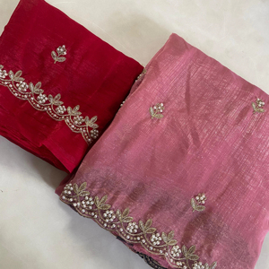 Sari Indio de Diseño Exclusivo con Estampado Moderno, Estilo Rico y Real, para Fiestas y Bodas - Product Image 1