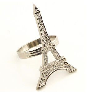 กระดาษเช็ดปากโลหะสีทองดีไซน์เนอร์ประดับคริสตัลพรีเมี่ยมสำหรับงานแต่งงานของตกแต่งบ้านอุปกรณ์รับประทานอาหาร - Product Image 4