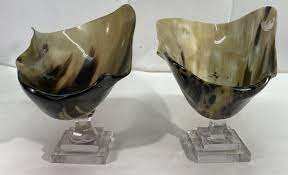 Bol à salade artisanal en corne naturelle de buffle, écologique, unique, pour cuisine et salle à manger - Product Image 3