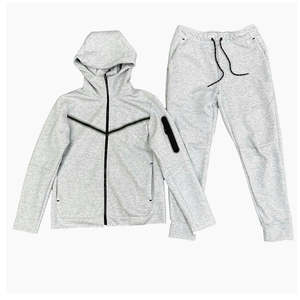 Conjunto Deportivo de Alta Calidad 100% Poliéster, Pantalón y Sudadera con Cremallera, Impermeable, Informal, para Invierno, para Hombre - Product Image 5