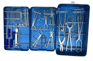 Kit d'instruments orthopédiques en acier inoxydable pour les procédures médicales professionnelles et l'utilisation chirurgicale - Product Image 2