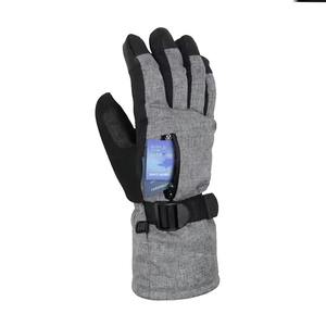 Gants de ski d'hiver pour hommes de la meilleure qualité coupe-vent et imperméables en polyester de haute qualité et chauds - Product Image 5