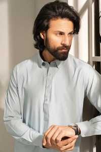 Pijama Kurta de seda y algodón suave para hombre, manga larga, alta demanda para fiesta informal festiva, proveedor indio, precio a granel - Product Image 2