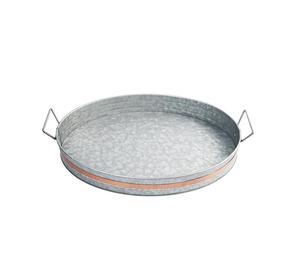 Vente en gros Plateau de service couleur or en laiton pur Produit de la plus haute qualité Plateau doré à prix bon marché - Product Image 3