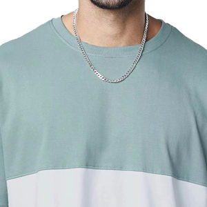 เสื้อยืดคอกลมผู้ชาย ผ้าถักเนื้อแน่น คุณภาพสูง ตัดเย็บตามสั่ง ทรงปกติ ระบายอากาศได้ดี เป็นมิตรกับสิ่งแวดล้อม แห้งเร็ว ผลิตจากผ้าฝ้าย 100% - Product Image 3