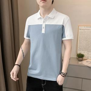 <b>Men's</b> <b>Dress</b> <b>Shirt</b> <b>Men</b> Polos Fiber Stripe Sport <b>Shirt</b> Stretch Regular Fit Short Sleeve Moisture Wicking Dry Outdoor Fashion - Product Image 6
