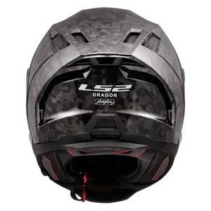 Casque intégral tout-terrain LS2 FF807 Dragon Carbon, double visière, design rabattable, fermeture rapide, état neuf, coque en PC - Product Image 2