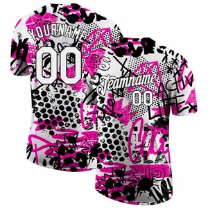 Nombre personalizado número 3D impreso hombres gimnasio Logo camiseta nueva ropa deportiva de verano uniforme de fitness DIY Logo camisetas servicio OEM - Product Image 1