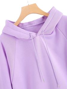 Nueva ropa informal personalizada, sudaderas con capucha lisas de ajuste suelto con servicios OEM de diseño totalmente personalizados con poliéster 100% transpirable - Product Image 4