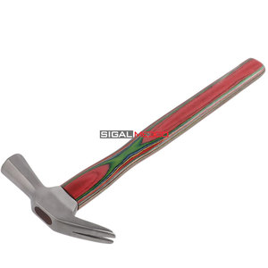 Marteau de maréchal-ferrant, marteau à clous pour fer à cheval, acier inoxydable allemand, manche en bois réutilisable, équipement professionnel de soins des sabots, équipement vétérinaire - Product Image 6