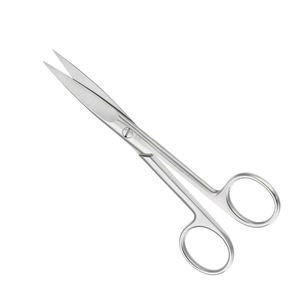 Ciseaux médicaux droits pointus pointus 145 mm 5 34 pouces ciseaux de salle de chirurgie d'acier inoxydable pour l'usage d'hôpital - Product Image 1