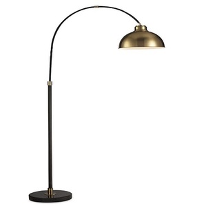 IQBAL COLLECTION Modern Rattan & Metal Floor <b>Lamp</b> LED Warm White Light Customizable Size/Color for Bedroom <b>Study</b> Living Room - Product Image 2