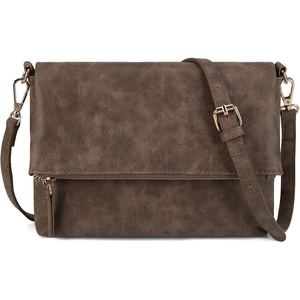 Women Casual Crossbody Messenger Shoulder Bag PU Leather Lightweight Handbag for <b>Travel</b> - Product Image 5
