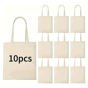 Sac fourre-tout en coton écologique réutilisable avec logo personnalisé imprimé, sac fourre-tout en toile de coton pour la plage - Product Image 4