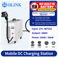 Chargeur EV portable OLINK DC de niveau 2, station de charge 20 kW, état neuf, connecteur CCS1 GBT pour Tesla