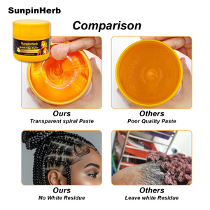 Gel coiffant Shine & Hold pour tresses, torsades et locks - Tenue forte, anti-frisottis, sans flocons, odeur naturelle, cheveux bouclés, cheveux crépus, unisexe - Product Image 4