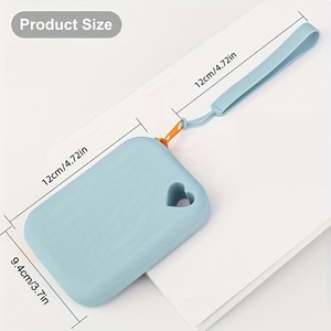 Mini sac à friandises pour chien en silicone, sac d'entraînement pour animaux de compagnie avec fermeture éclair, sac à friandises imperméable pour chiot, sac de promenade portable à porter à la taille - Product Image 2