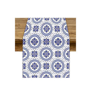 Chemin de table de fête de mariage brodé de conception personnalisée en pur coton 100% à un prix abordable - Product Image 4