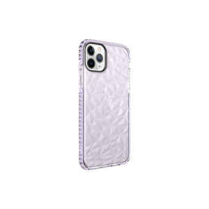 Funda Protectora de Silicona Morada Antigolpes Netzy SAFA Serie Buzz para iPhone 11 Pro Max y Plus, Estilo Ins - Product Image 1