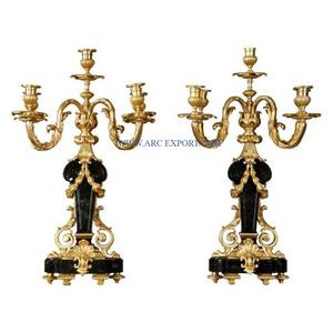 Candelabros altos de aluminio de 12 brazos para decoración de bodas y fiestas, candelabros de aluminio, centro de mesa en la India - Product Image 2