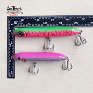 Señuelo de Pesca Flotante de Superficie de 165/210 mm, Tipo Crankbait <span class=keywords><strong>Yozuri</strong></span>, para Pesca de Musky, con Cuerpo de Sublimación, Tipo Popper - Product Image 3