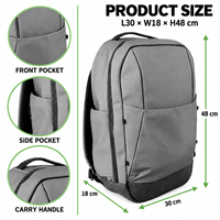 Sac à dos multi-poches pour activités de plein air, imperméable, décontracté, pour le pickleball, sac de pickleball, sac personnalisé pour raquettes de tennis