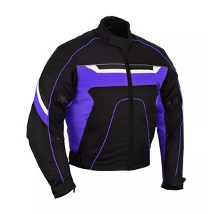 Chaqueta textil de Cordura de invierno a prueba de viento blindada CE para hombre para motociclismo, motorista, turismo, impermeable, Negro, Rojo - Product Image 2
