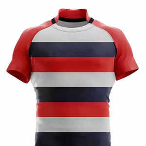 ชุดกีฬารักบี้ชุดรักบี้สำหรับผู้ชายเสื้อเจอร์ซีย์100% โพลีเอสเตอร์ระเหิดคุณภาพสูง - Product Image 6