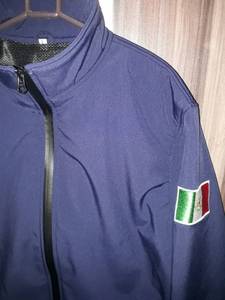 Chaqueta cortavientos con cuello de pie caliente personalizada para hombre, bordada y con estampado de farol, chaquetas de servicio OEM con logotipo - Product Image 3