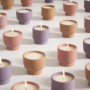 เทียนหอมในโถคอนกรีตดีไซน์เก๋ สีสันสวยงาม รูปทรงแปลกตา เหมาะสำหรับเทศกาลและโอกาสพิเศษ เป็นไอเดียของขวัญ - Product Image 2