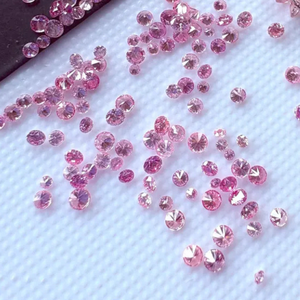 Diamantes Sueltos Melee de Laboratorio, Color Rosa Fantasía, Forma Redonda, Claridad VS, 2mm, para Joyería, Venta al Por Mayor Directo de Fábrica - Product Image 2