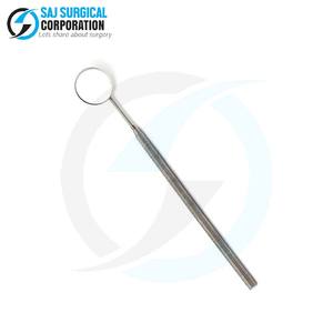 Espejo dental OEM con mango de acero inoxidable personalizable para escuelas dentales Pedidos a granel instrumentos quirúrgicos dentales - Product Image 4