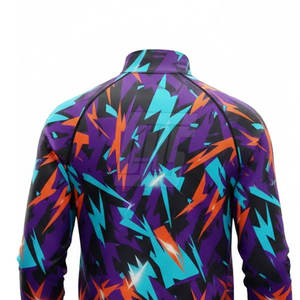 Veste à fermeture éclair sur le côté pour homme, sublimée, à séchage rapide, pour la course à pied, la salle de sport et l'entraînement - Product Image 4