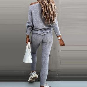Women Hoodies Two Piece Sets High Quality Printing Hooded Sweatshirt <b>Sweatpants</b> Casual Jogging Suit Female Outwear and Trousers - Product Image 4