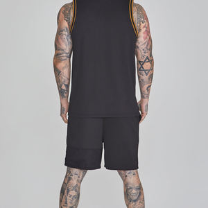 Ensemble short pour homme Jean avec logo personnalisé Vente en gros Short de sport en maille Été 2024 Cargo avec poches zippées Sweat Terry Fleece - Product Image 3