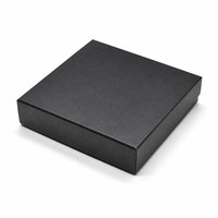 Boîte carrée en papier de luxe avec impression de logo, boîtes rigides en relief, boîte à bijoux faite à la main pour boucles d'oreilles, vente en gros de colliers