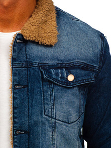 Oversized Streetwear Denim <b>Jacket</b> Premium Cotton Jeans Outerwear for Men Women Custom Branding Wholesale Bulk Orders - Product Image 3