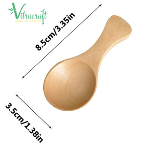 ช้อนไม้สะดวกช้อนหัตถกรรมเวียดนามไม้พายส่วนบุคคลที่มีการแกะสลักด้วยเลเซอร์,ช้อนแป้ง,ช้อนปรุงรสเวียดนามทำด้วยมือ - Product Image 6