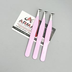 Pince à épiler de volume à 90 degrés de haute qualité pince à épiler d'extension de cils durable à forte adhérence Logo personnalisé - Product Image 4