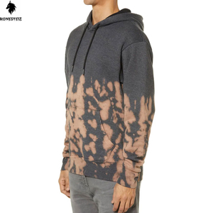 Heavy Cotton French Terry Sudaderas Imprimir Sudadera con capucha Hombres Vintage Acid Wash Sudaderas con capucha desgastadas - Product Image 1