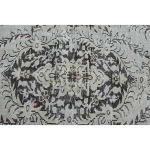 Alfombra Turca Vintage de 5.8x9.7 pies (177x296 cm), Alfombra Marrón con Diseño de Camuflaje - Product Image 4