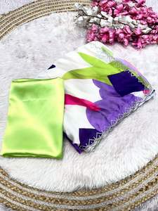 เสื้อสเวตเตอร์มีระบายสำหรับผู้หญิงเสื้อสเวตเตอร์มีลาย georgette สไตล์อินเดียดีไซน์แบบหรูหรา - Product Image 4