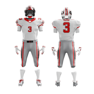 Personnalisable Adulte Tackle Twill Football Américain Maillot Uniforme Ensemble Respirant Séchage Rapide Réversible Sublimé Maille Court - Product Image 1
