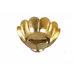 Eco-Friendly Antique Metal Salad <b>Bowl</b> <b>Set</b> Polished Brass Decorative Dinnerware with Fancy Design for Kitchen Use Business Gifts - Product Image 3