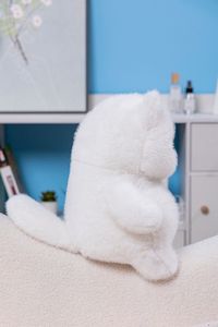 Carino grasso bianco e nero bambola gatto peluche animale cattivo per ragazzi e ragazze - Product Image 5