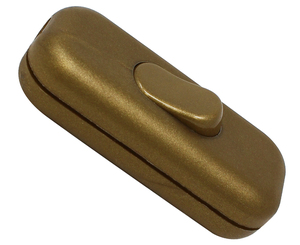 Interruptor unipolar 2A 250V, color dorado, 60x26x15mm. (Koala H038147) - Product Image 1