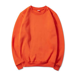 Sweatshirts surdimensionnés en molleton de coton Sweat-shirt avec logo sérigraphié personnalisé Sweat-shirt unisexe à col rond lavé à l'acide - Product Image 3